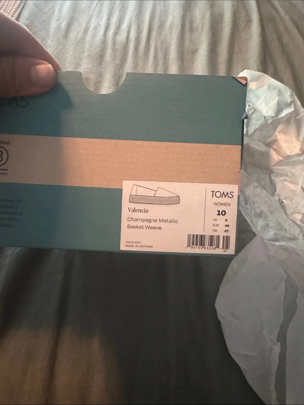 Toms Valencia Champagne